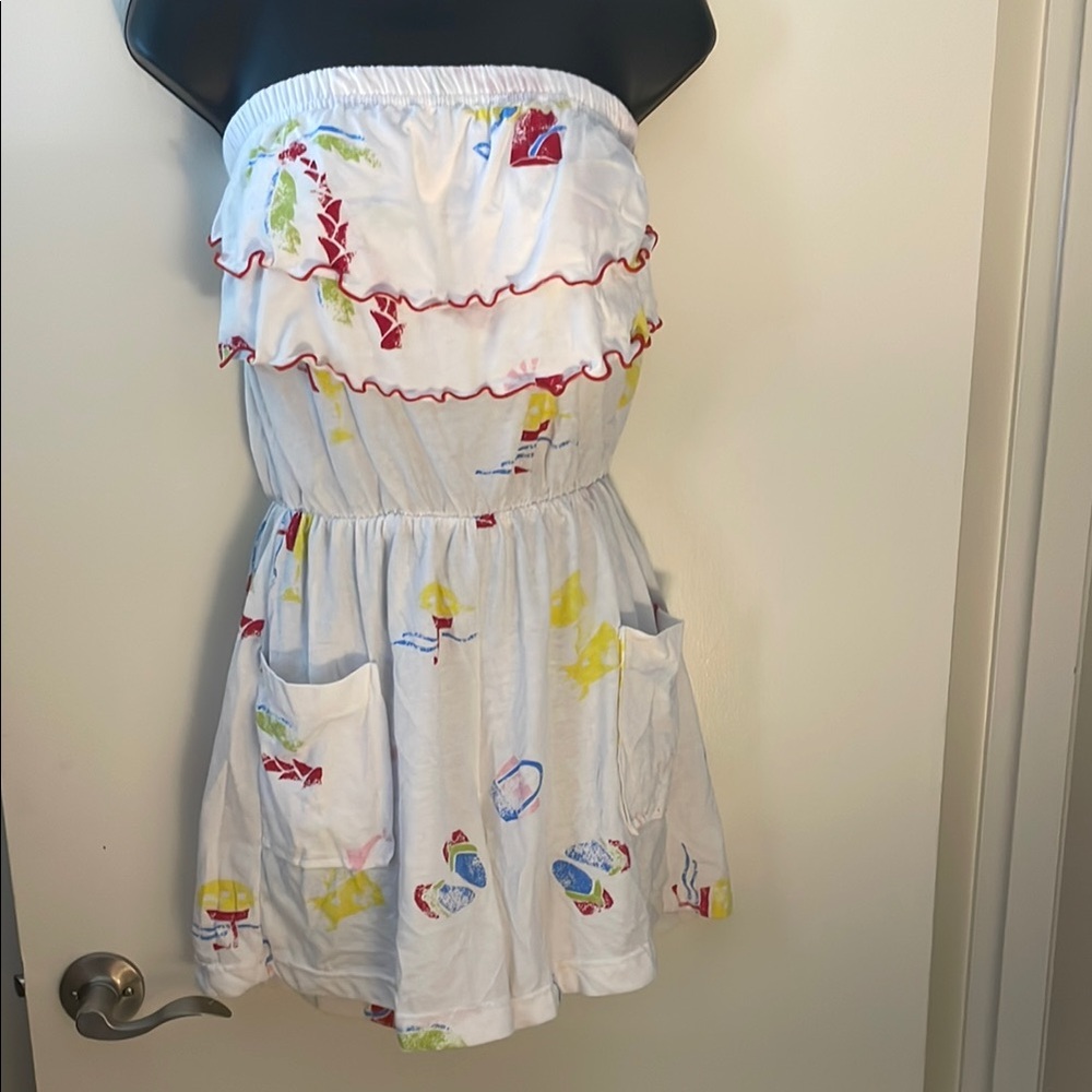Multi-color  Romper, Sz. M